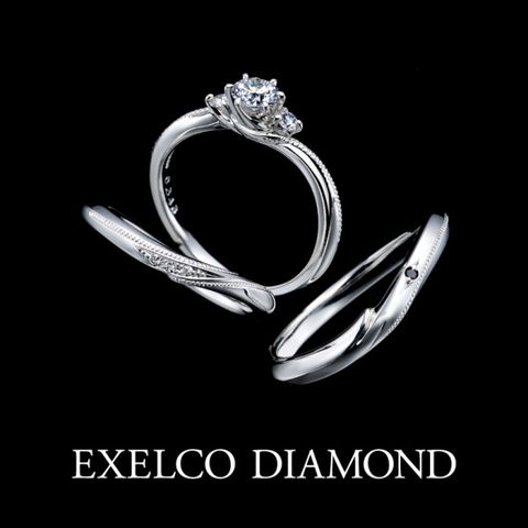 プラチナ950 結婚指輪 12号 EXELCO DIAMOND プラチナ950 結婚指輪 12号 EXELCO DIAMOND