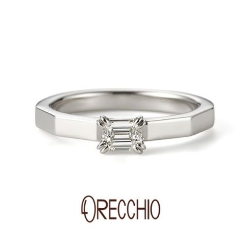 【ORECCHIO(オレッキオ)】＜safari～サファリ＞婚約指輪　FE-1205