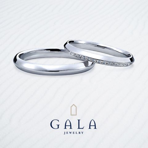 美品 GALA JEWELRY ガラ ジュエリー PT950リング 約9号 GALA JEWELRY(ガラジュエリー)の結婚指輪・婚約指輪一覧