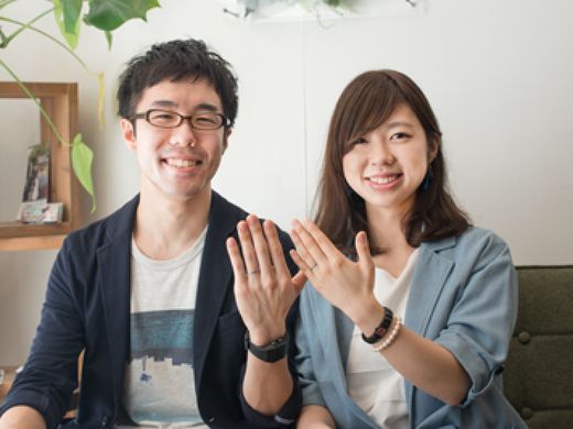 鎌倉彫金工房に決めた理由は 「雰囲気、鎌倉、お兄さんが優しい、手作り。」