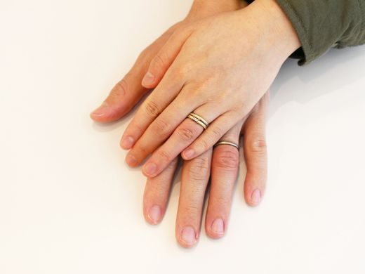 他には無い、自分たちだけの結婚指輪