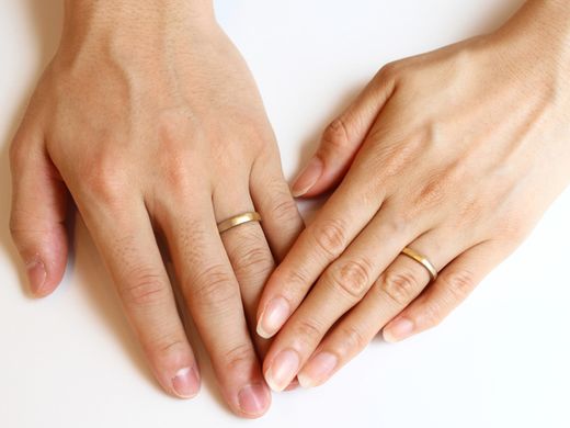 お互いを想いあって完成したリング