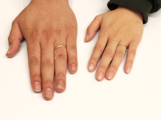 お揃いの結婚指輪