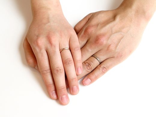 お揃いのリングに想いを