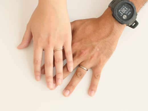 実はお揃いのリング