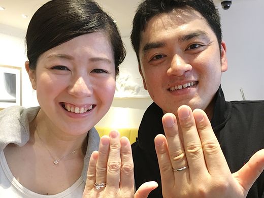 ダイヤモンドの輝き、質の良さが購入の決め手となりました_325