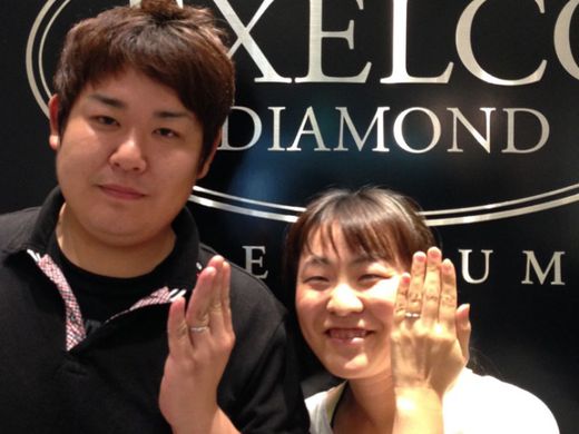 すてきな結婚指輪に仕上げていただきました_47