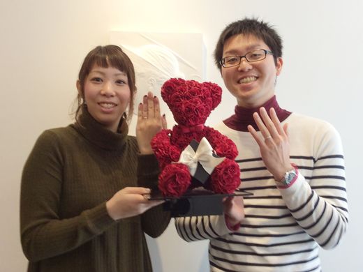 キラキラした結婚指輪がほしかったので満足！思ってた通りの完成度です！_524