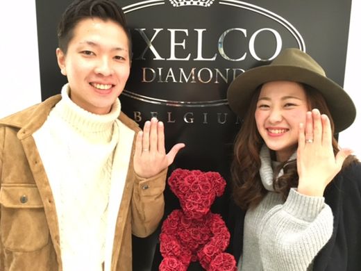 婚約指輪は上から見た時のシルエット抜群！_672