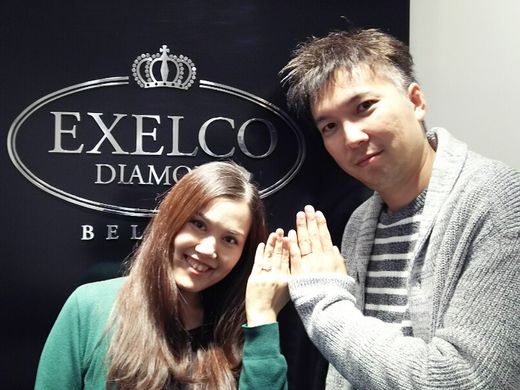 ペアリングでお互いの指にピッタリ合い、名前もロマンチックで素敵でした_154