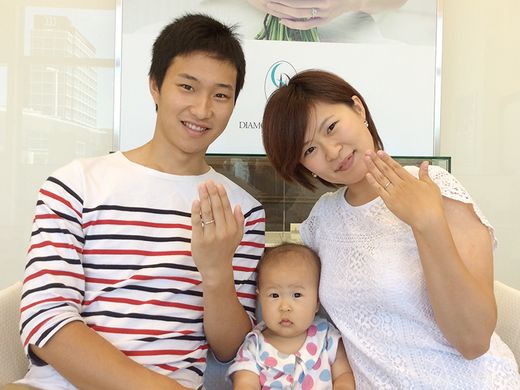 結婚指輪のデザインが他店では無いデザインでした_393