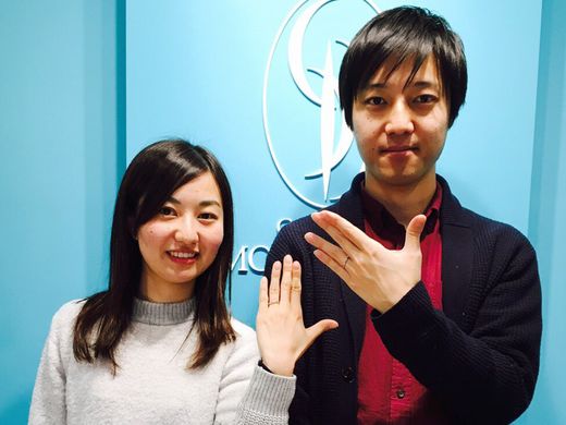 仕上げもとてもキレイで、リングのデザインが自分たちの手にしっくりきました_649