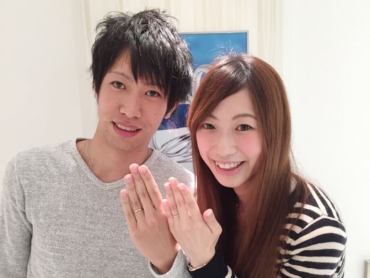 ダイヤモンドが入っているのに細くてキレイなところが気に入りました_230