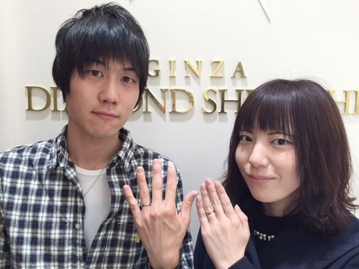 シンプルなものを希望していましたが、イメージ通りの素敵な結婚指輪や婚約指輪にして頂けてとっても嬉しいです_189