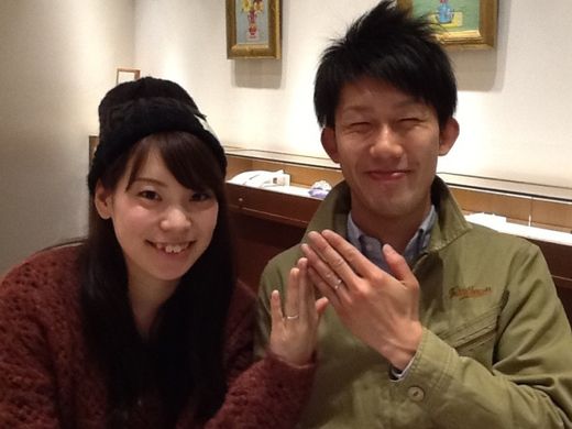 ダイヤモンドの品質(他店より輝いていた♡)が決めてです！_4