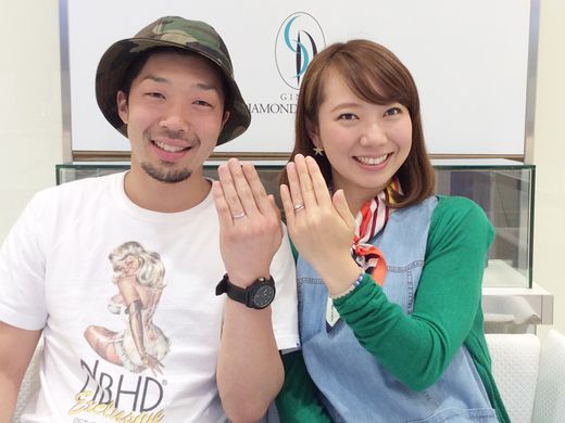 細身のものを探していたのですが、ツヤ消しが素敵なリングを選びました_281