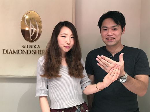 婚指輪のデザインが豊富で自分達に合って…好きなデザインを選ぶことができました_469