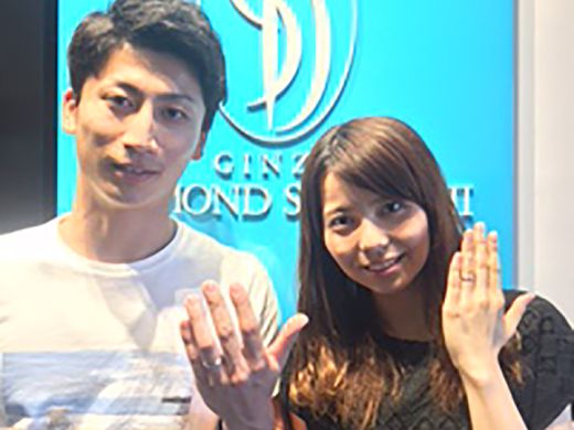 種類がたくさんあって、好きな結婚指輪のデザインを見つけることが出来ました_386