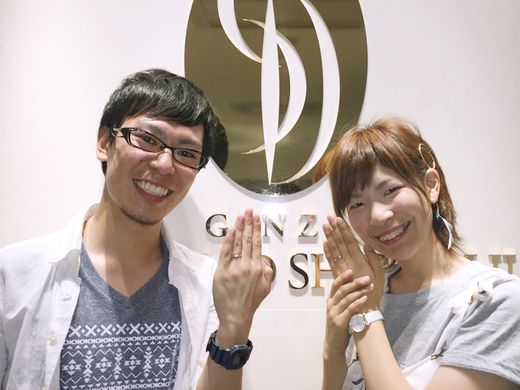 結婚指輪の差し色であるピンクゴールがとてもステキで、直感で決めました_307