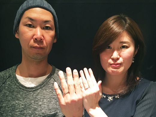 内側がピンクゴールドで二色なところが気に入っています_名古屋本店_876