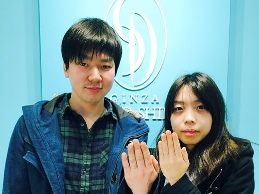 おそろいの指輪で嬉しいです。歳をとっても長くずっと素敵な物だと思いました_709