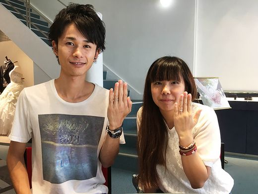 ツヤ消しが気に入ったので、二人でおそろいの結婚指輪にしました_390