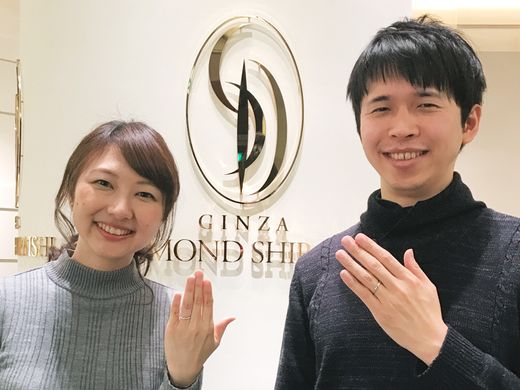 婚約指輪との相性が良く、ダイヤモンドがキレイでした。_781