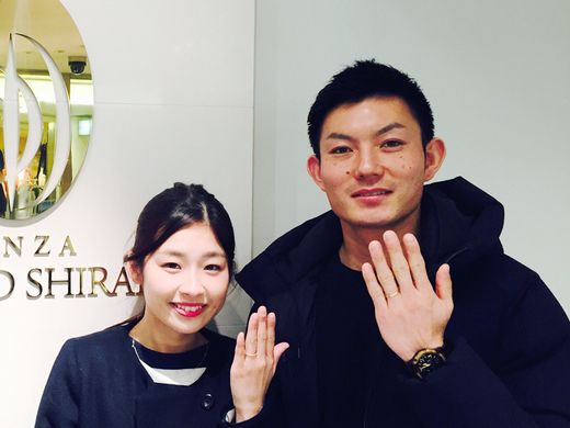 ダイヤモンドにハートの輝きが見え、これだと思いました_653