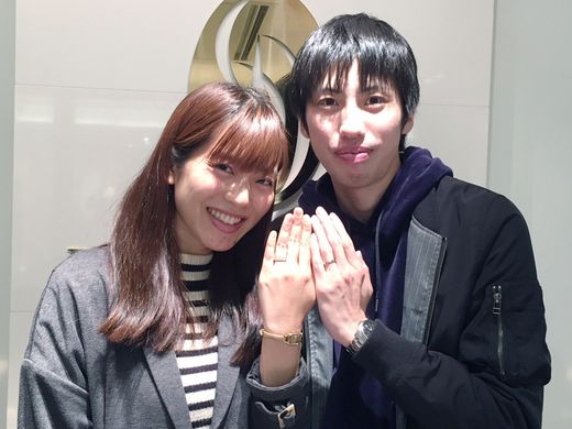 シンプルで飽きのこないデザインが末長く似合いそうで気に入りました_名古屋ユニモール店_877