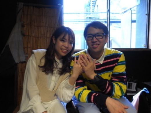 素敵な指輪を作ってくれた"ichi"さんに感謝です!
