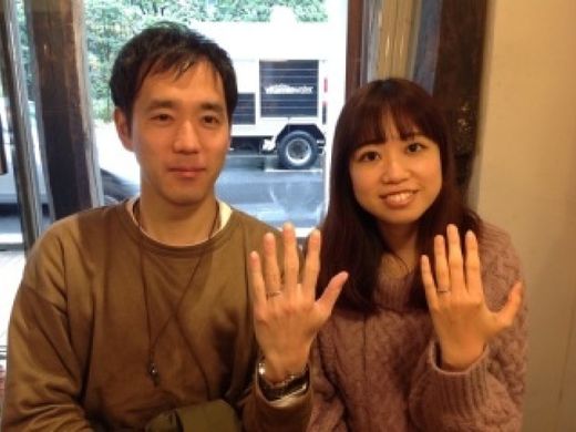 今指輪を手にして本当に嬉しいです!