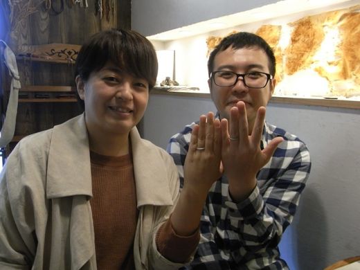 素敵な結婚指輪と、素敵な結婚生活を送りたいと思います。 