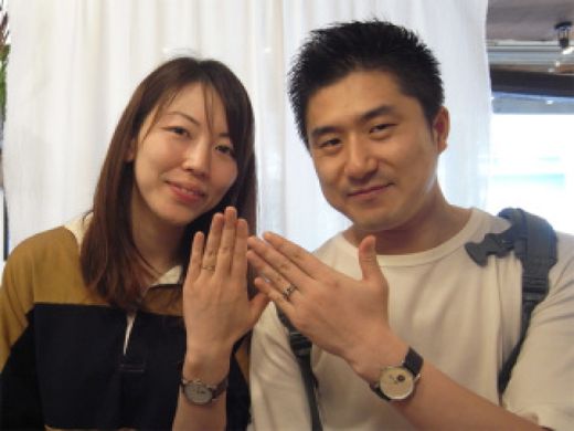 デザインの段階から細かく相談にのって頂きました。仕上りも大満足です。ありがとうございました。〜銀座店〜