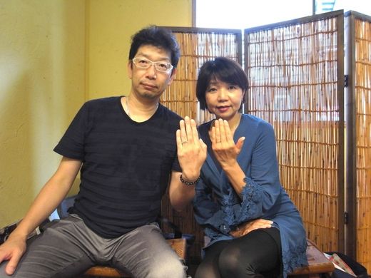 二人で考えて出来たリングなのでとてもうれしいです。