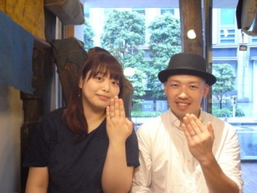 デザインから親切に一緒に考えて頂いてステキな指輪になりました。
