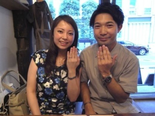 素敵な指輪が出来て嬉しいです!!