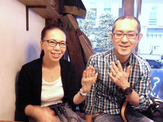 ごっつい結婚指輪という要望に応えていただき... 〜ichi銀座店〜