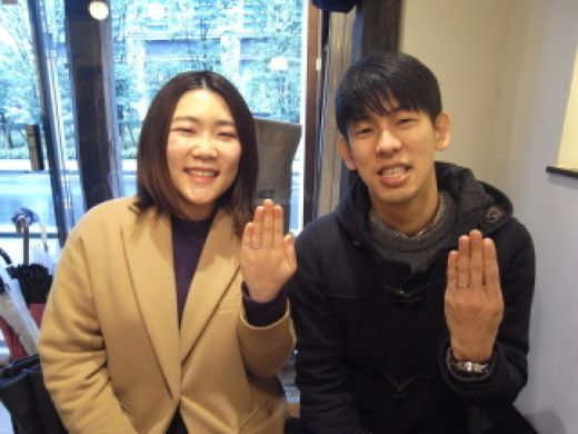 ichiさんでなければ納得して満足できる指輪はできなかったと思います。
