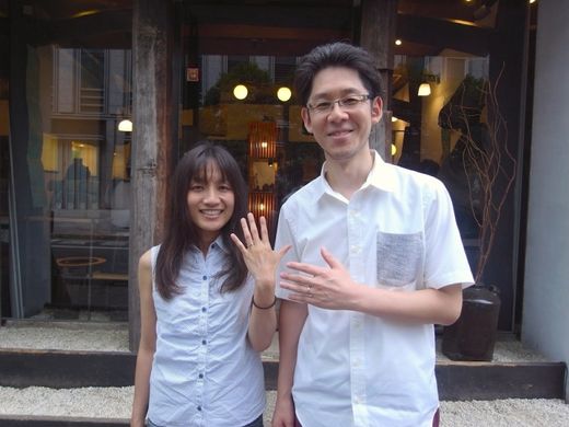カラーゴールドをマットと鏡面で 〜ichi銀座店〜