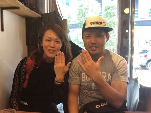 満足のいくリングができました。