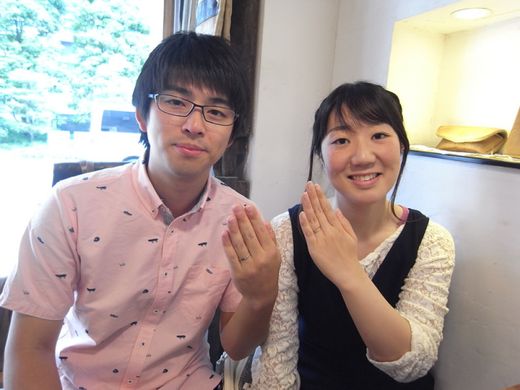 想像以上のキレイな指輪ありがとうございます!〜ichi銀座店〜