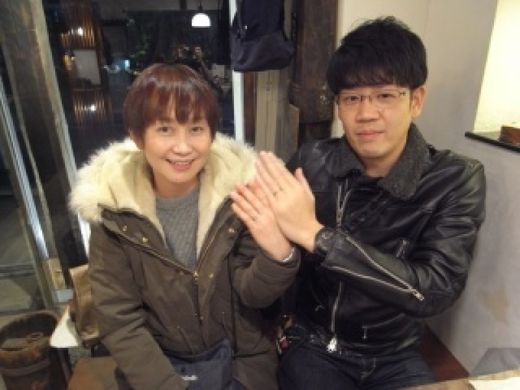 指輪だけでなく、こちらで初めて相談に来た日から受取りまでが、一生の宝物になりました。