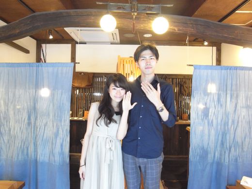 理想の指輪、大切に身に付けます。ichiさんで本当に良かったです!!