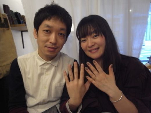 イメージ通りの素敵な指輪を造っていただけて嬉しいです♡