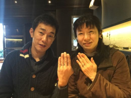 納得のいく素敵な指輪を二人で着けられて幸せです。〜ichi横浜店〜