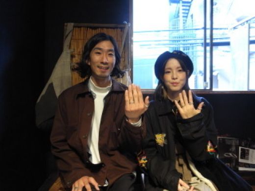 オリジナルの結婚指輪をつくってもらえました。〜大阪店〜
