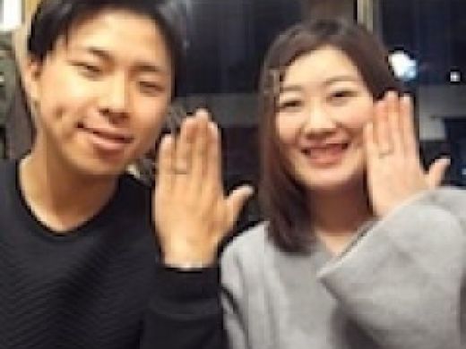 仕上りまでとても楽しみにしていましたが、世界で一つだけの素晴らしい指輪ができました!〜銀座店〜