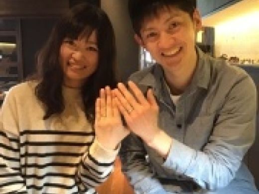 ステキな指輪に仕上げて頂いて ありがとうございました!!〜横浜店〜