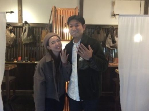 記念すべき結婚ゆびわをichiさんと一緒に作れて一生の思い出になりました!〜銀座店〜