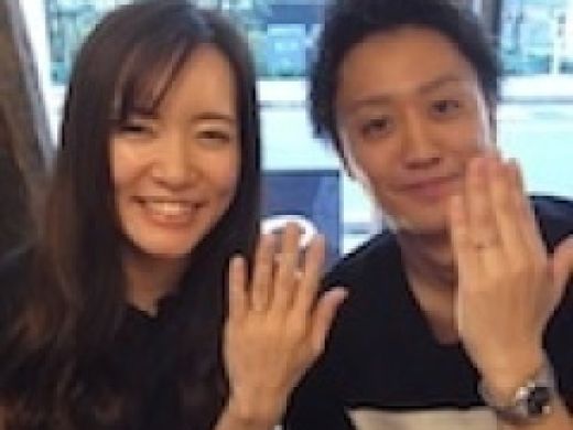 何から何まで私たちのわがままを聞いていただき、楽しく、指輪作りを一緒にして頂きました!!